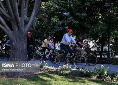 احداث رینگ جزیره ای دوچرخه سواری در پارک ها و مدارس تبریز