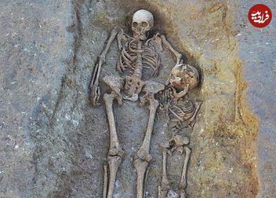 کشف مقبرۀ باستانی مادر و کودک در زیر یک دبستان!